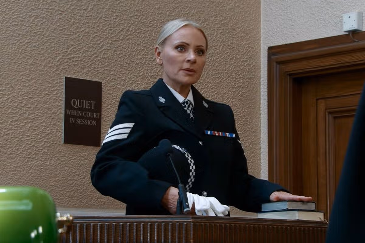 DS Lisa Connor-Swain in court in Coronation Street