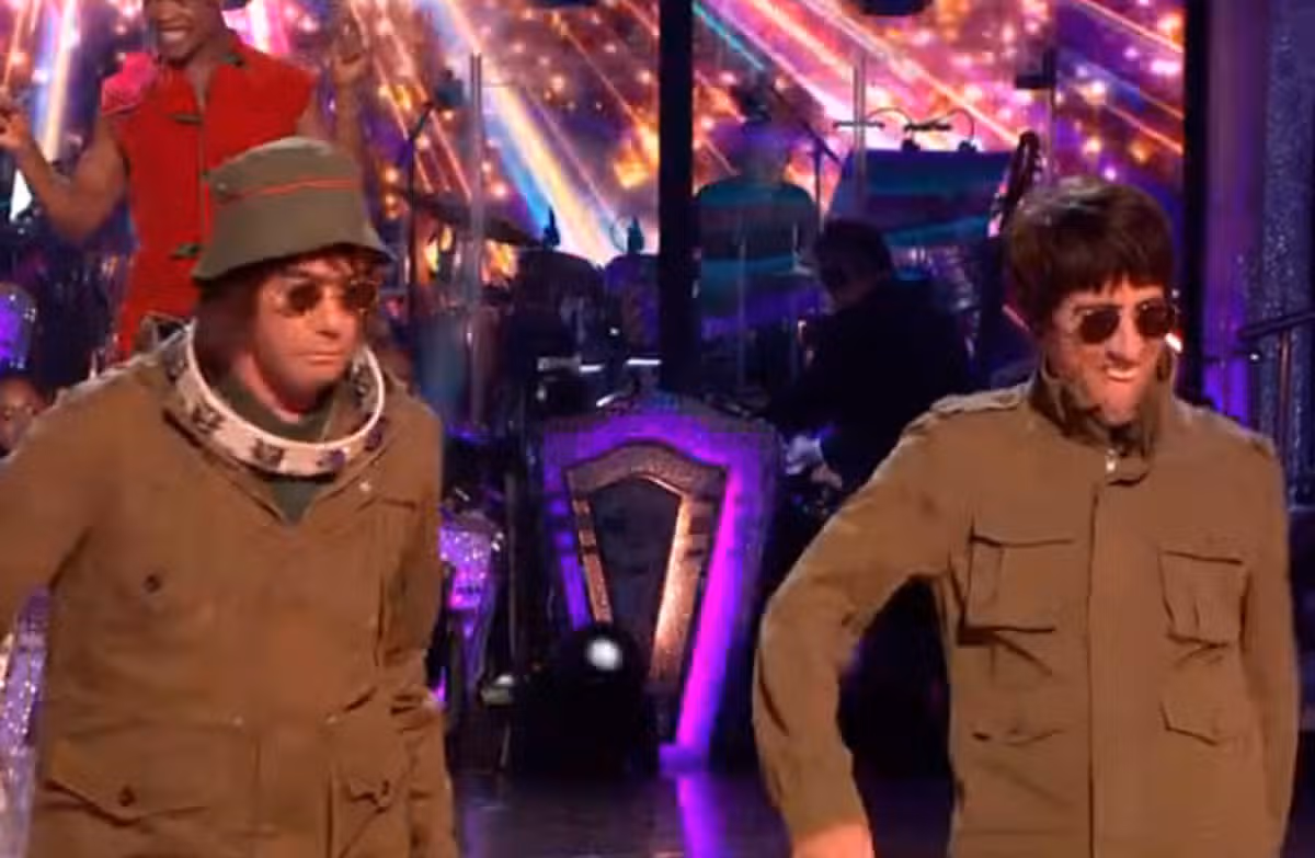 Craig Revel Horwood and Anton Du Beke as the Gallaghers