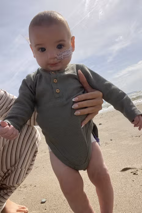 Vinnie at the beach