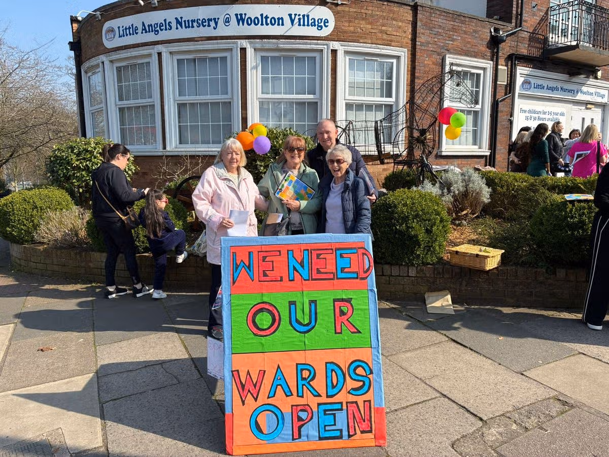 Members of the Liverpool Hospice Action Group have been campaigning against the reduced service since the beds were withdrawn on a temporary basis in 2024