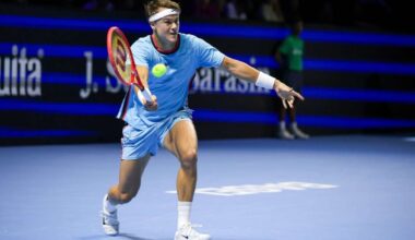 Rune wins first match on ATP Tour against big serving Frenchman after lengthy injury spell