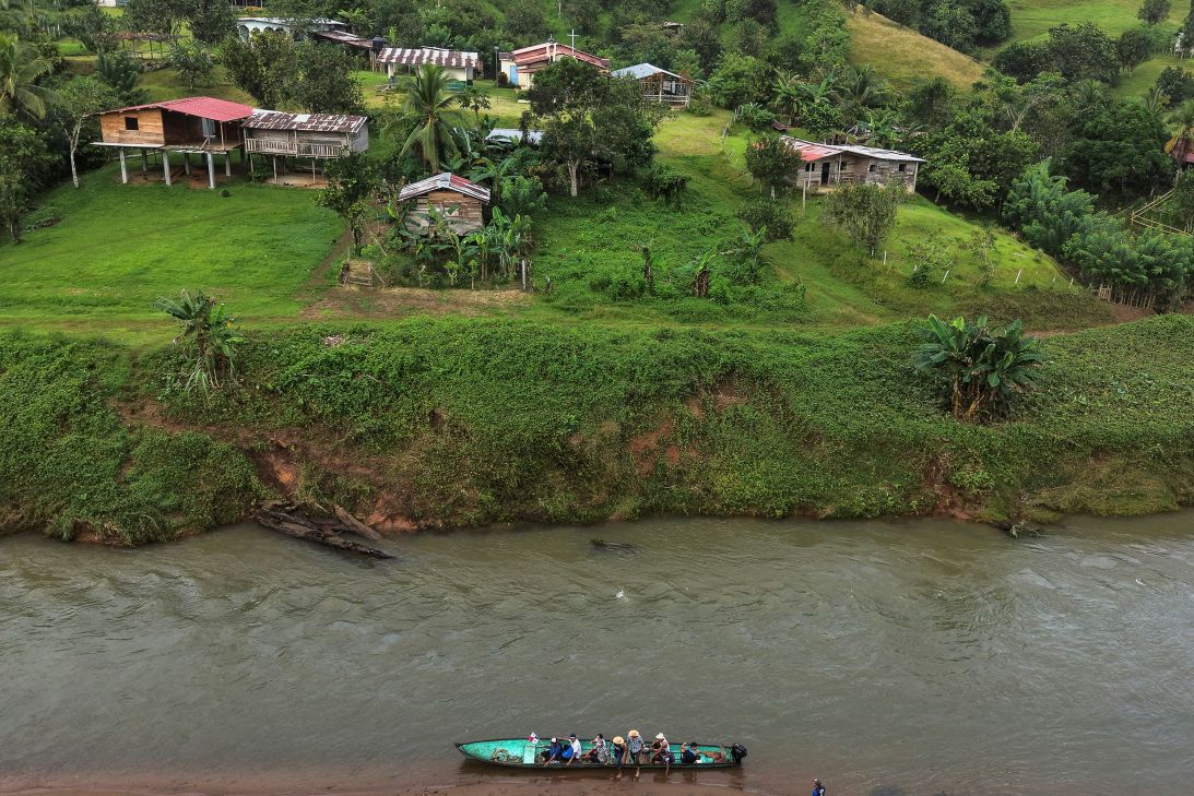 The village of Boca de Uracillo in Colon province, Panama, July 26.