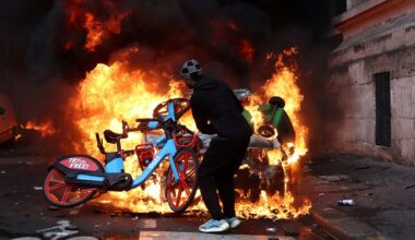France protests latest: Marseille to introduce nightly curfew for under-18s until Friday to stop violent protests