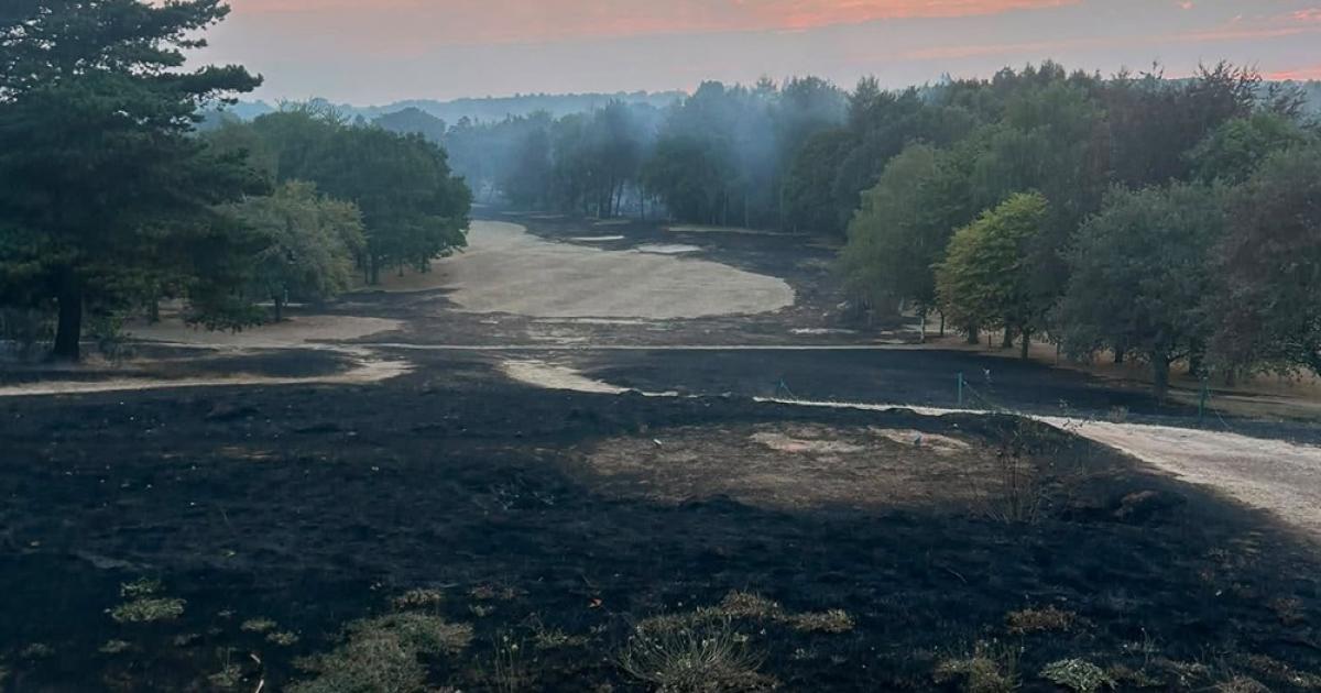 Stourbridge golf club plan to build new fence following fire damage