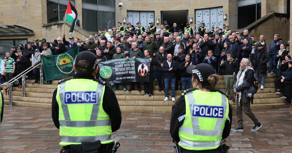 Glasgow protest in support of Garvaghy Road residents