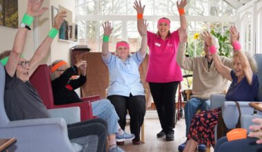 Hollesley care home residents enjoy weekly seated exercise