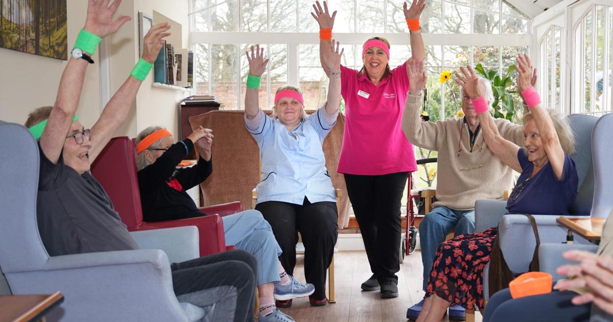 Hollesley care home residents enjoy weekly seated exercise