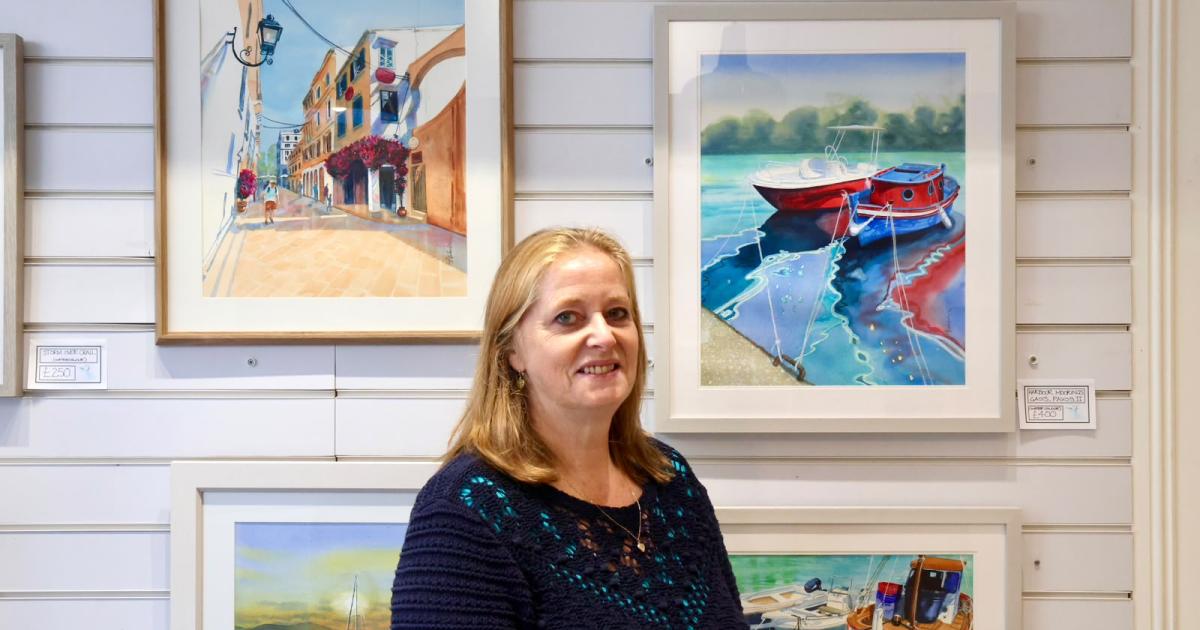 Gourock artist rediscovers creative roots through painting