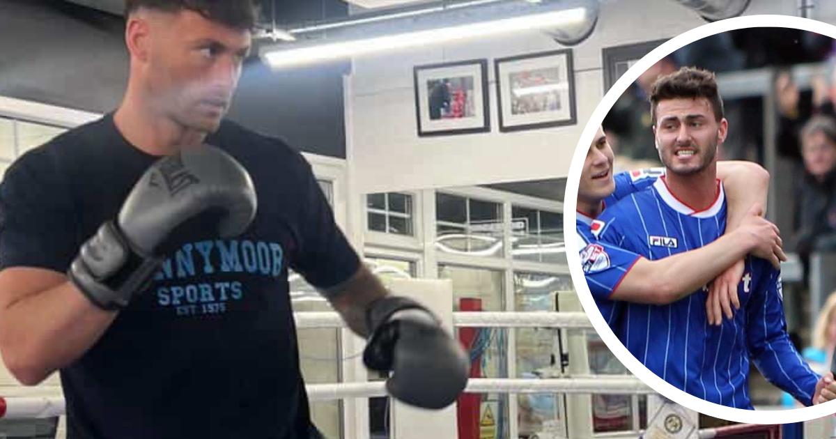 Gary Madine on his boxing debut in charity ex-footballer fight night