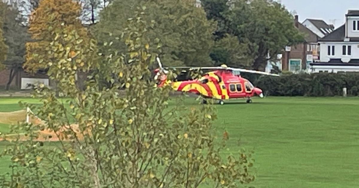 Masefield Crescent near Gallows Corner crash - Man dies