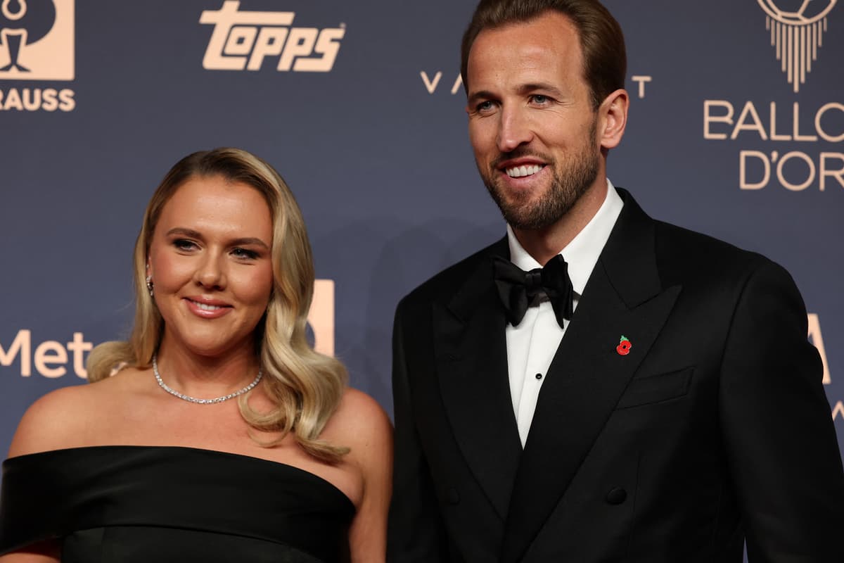 Who is Harry Kane's wife? Katie Goodland by Ballon d'Or winner's side at ceremony - London Evening Standard