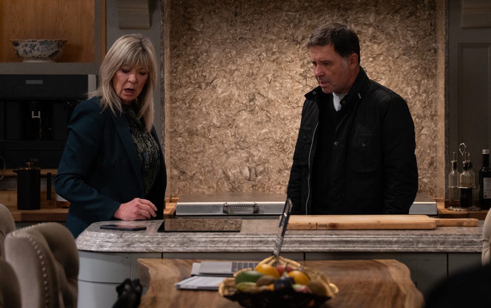 Kim Tate, Graham Foster, Emmerdale kim tate, graham foster, emmerdale