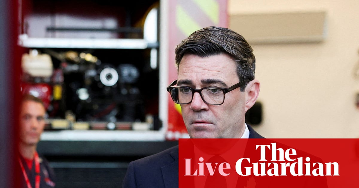 Andy Burnham warns of ‘winter of greater flooding’ – UK politics live | Politics