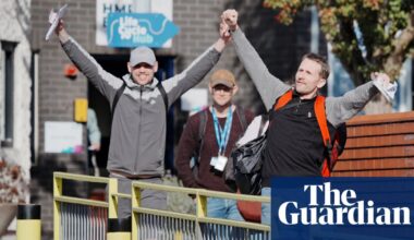 Prisoners thank Andy Burnham as they leave jail in first wave of early releases | Prisons and probation