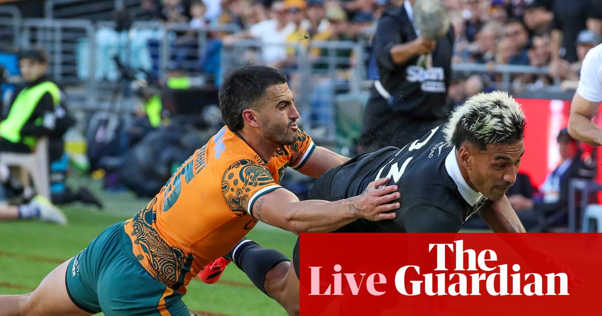 Australia 21-43 New Zealand: Bledisloe Cup rugby union international – as it happened | Bledisloe Cup