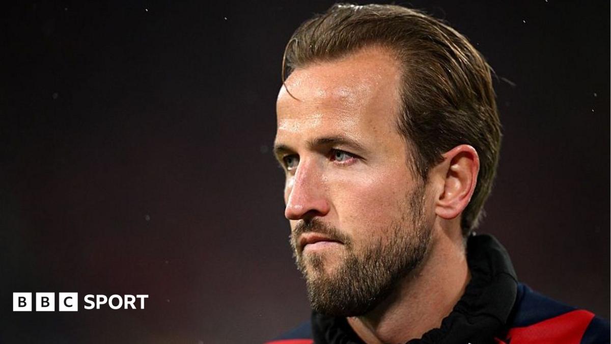 Harry Kane looks on