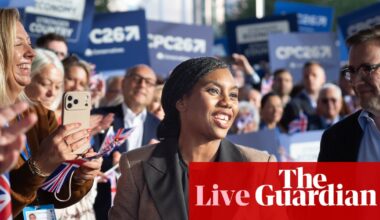 Badenoch says Tories want policies ‘for everybody’ as she defends plan to let millionaires get free childcare – UK politics live | Politics