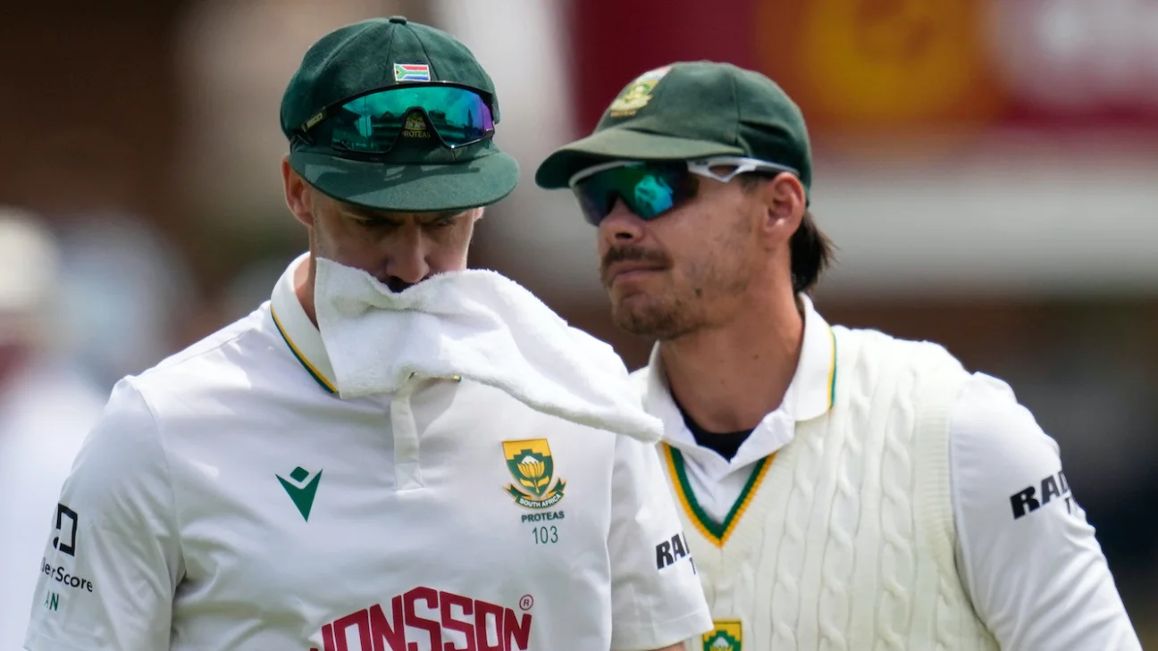 SA vs AUS 2nd Test - Anrich Nortje walks off with suspected groin injury in second Test