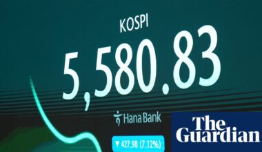 Tech market sell-off deepens amid fears over US inflation and AI debt | Stock markets