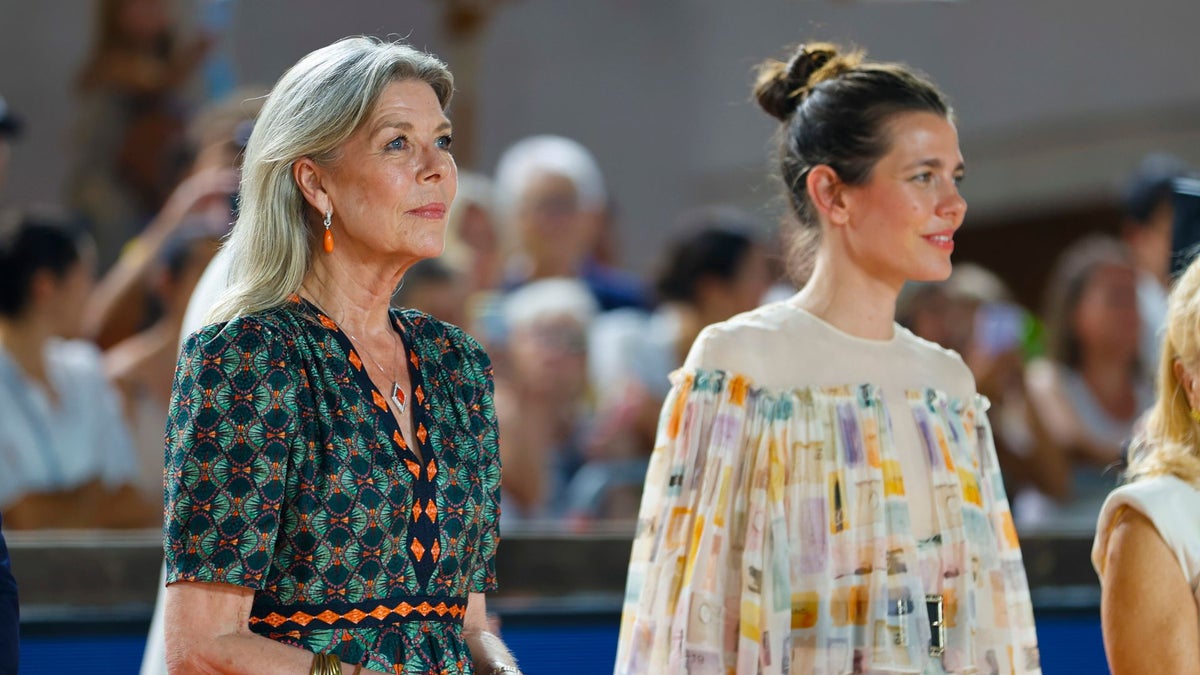 Princess Caroline and Charlotte Casiraghi’s palace appearance features a special Grace Kelly detail