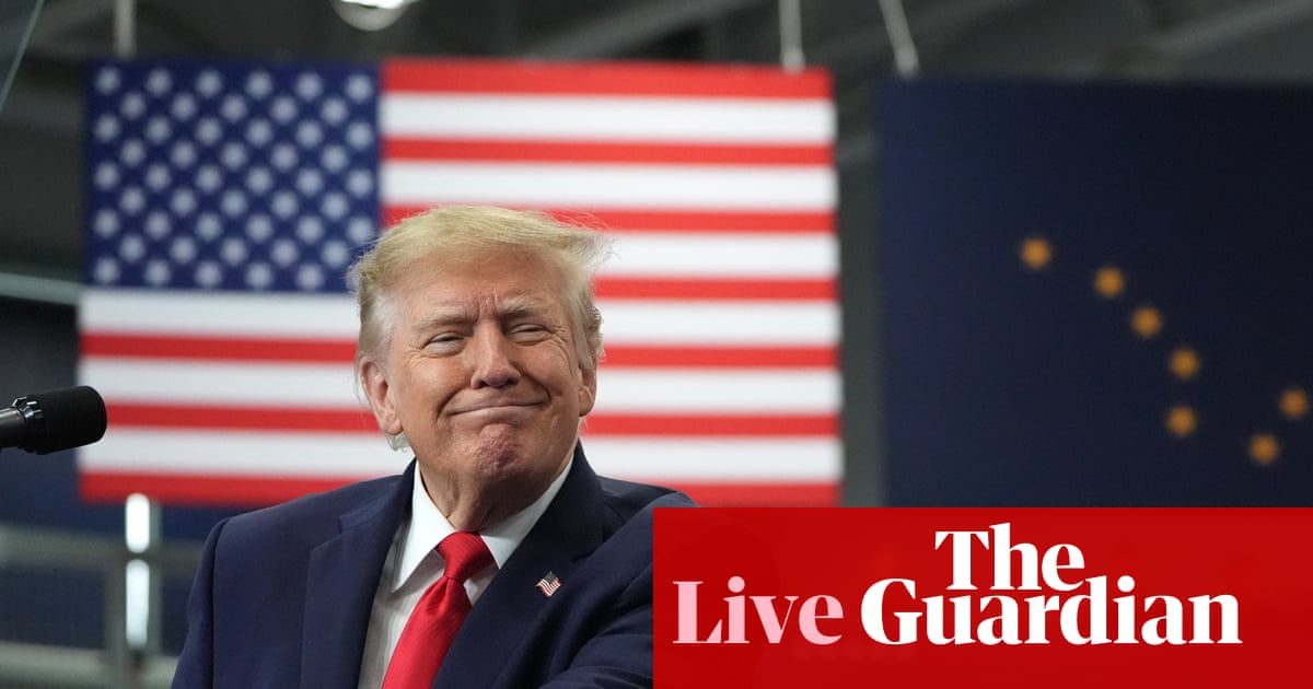 Trump repeats false claim about Iran’s nuclear weapons program at Alaska rally – as it happened | Trump administration