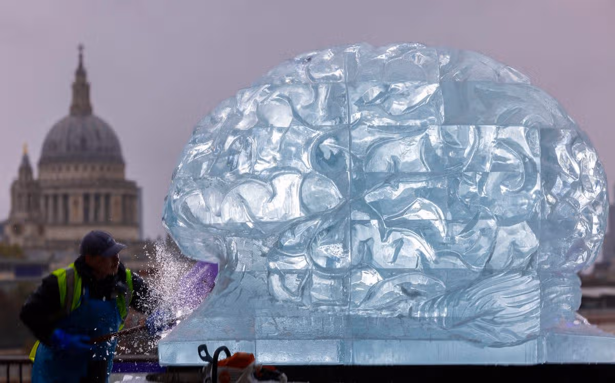 The new Stroke Association sculpture