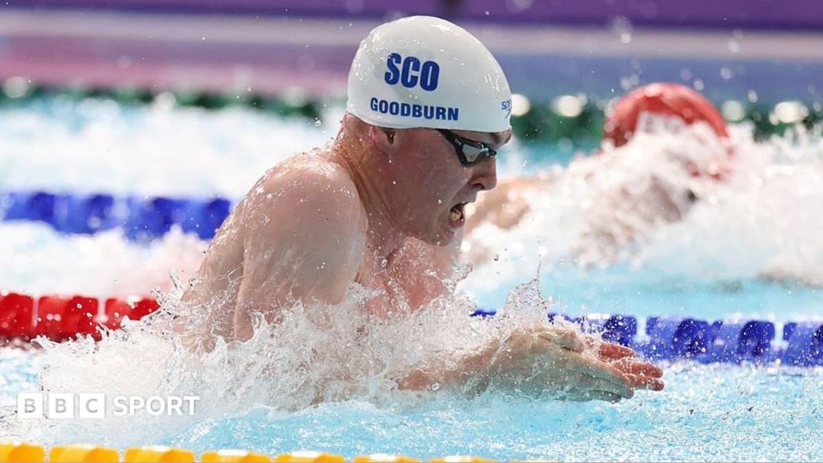 Archie Goodburn in action in the pool