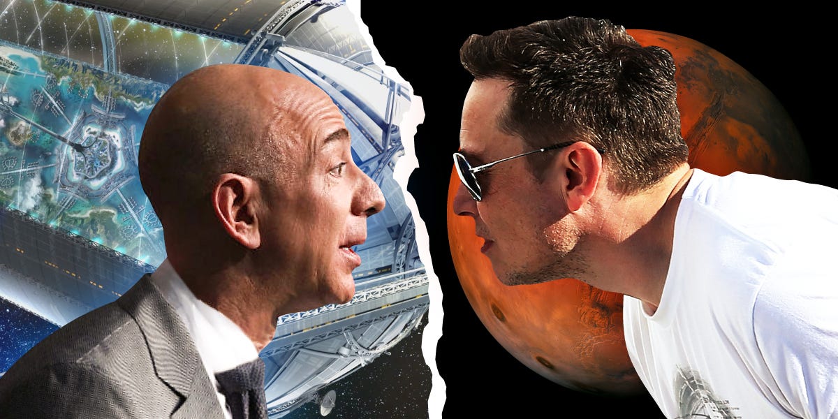 Elon Musk Says 'Bravo!' to Jeff Bezos for Piling $28B Into Blue Origin
