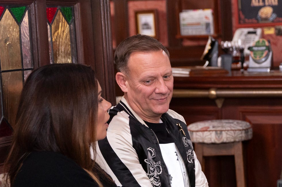 EMBARGOED UNTIL 27/10/2026 Carla Connor Swain, Sean Tully, Izzy Armstrong, Michael Bailey, Coronation Street embargoed until 27102026 carla connor swain, sean tully, izzy armstrong, michael bailey, coronation street