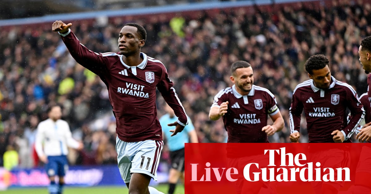 Aston Villa v Manchester City: Premier League – live | Premier League