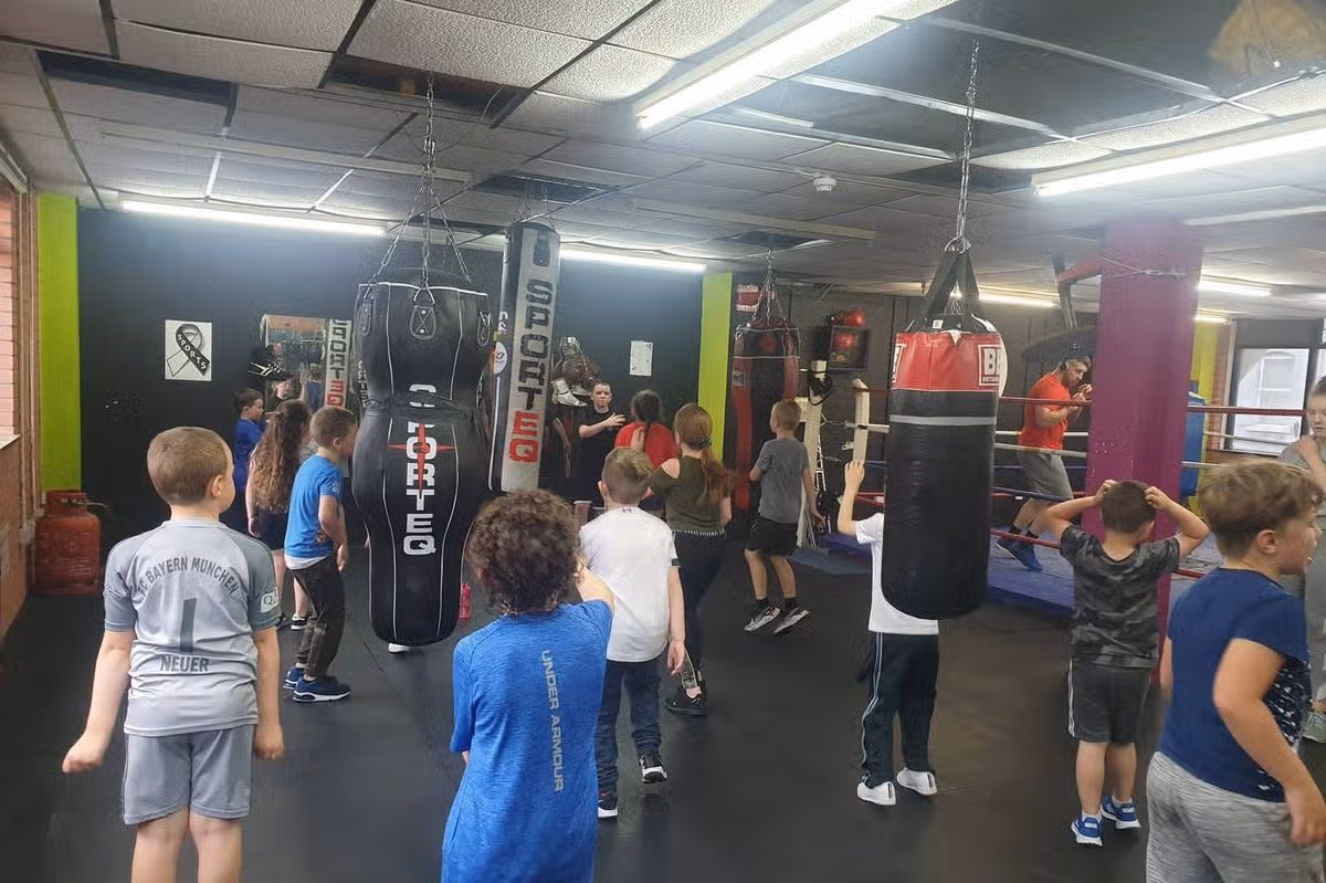 Young boxers at Ards Boxing Club
