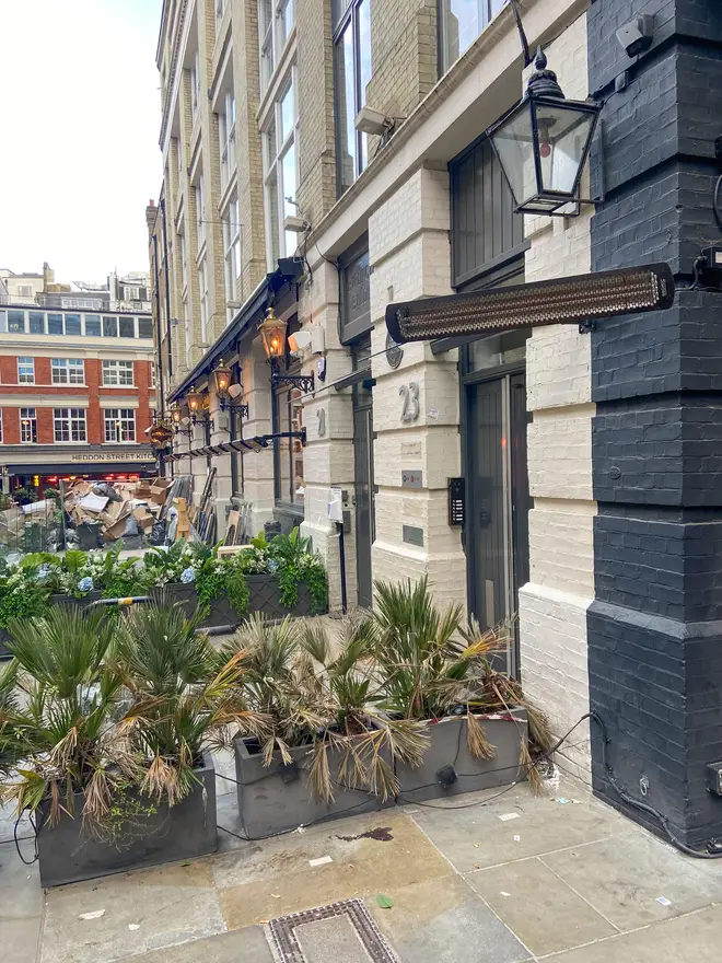 Heddon Street in London in 2021