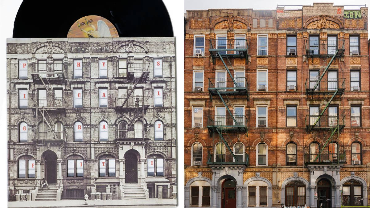 The Top 10 most famous Classic Rock album cover locations