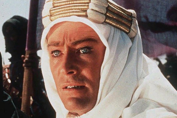 Peter O’Toole in the 327-minute 1962 epic Lawrence of Arabia.