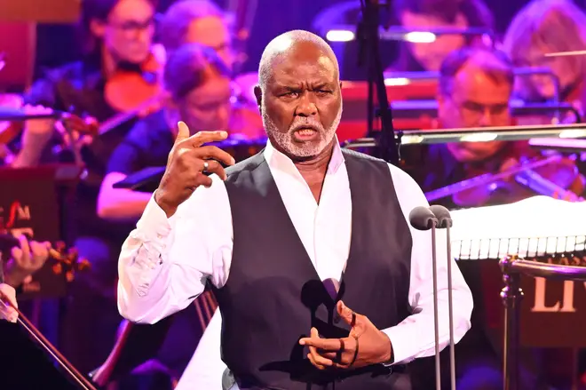 Sir Willard White took to the stage in the second half of the concert.