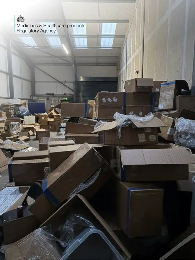 The raid is the latest in a string of operations targeting the illegal supply of weight-loss drugs