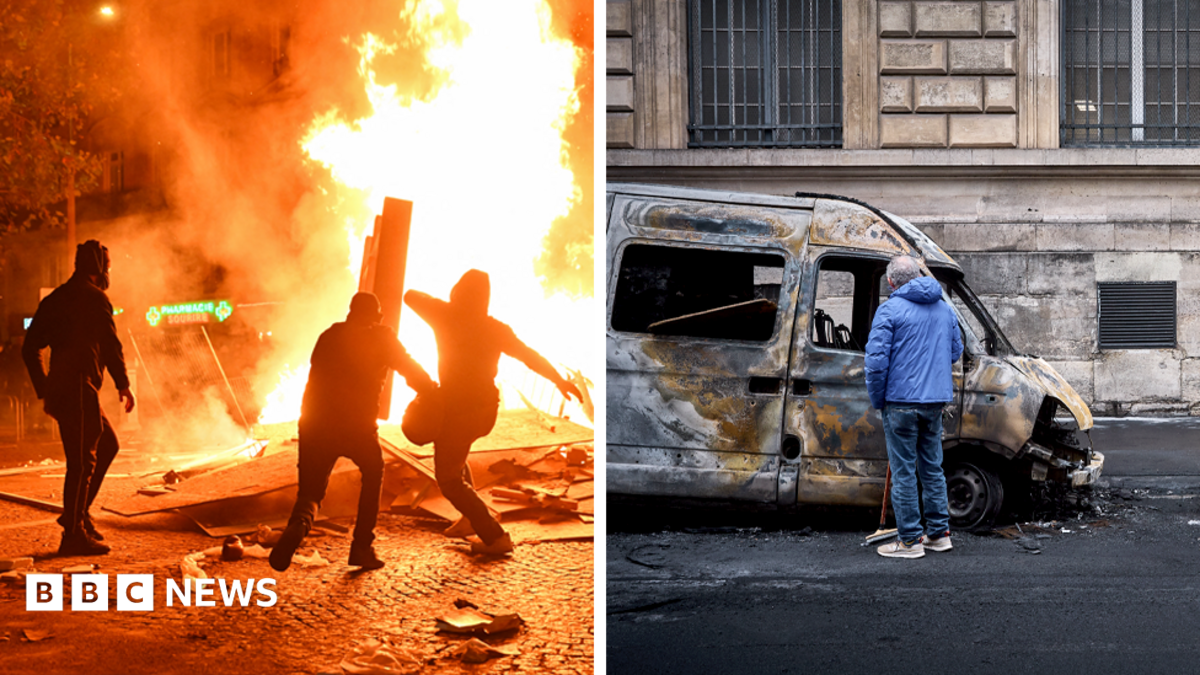 French riots: Call for partial curfews across France as Vinted says it's removing looted items