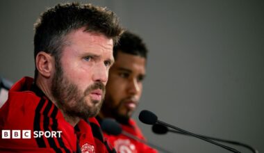Manchester United head coach Michael Carrick
