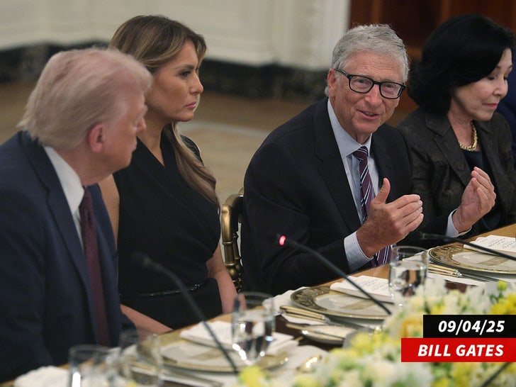 donald melania trump bill gates sub getty swipe 2
