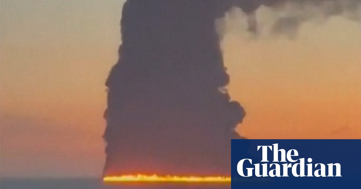 Naval drone hits oil tanker off Russian resort city Sochi, triggering massive blaze | Russia