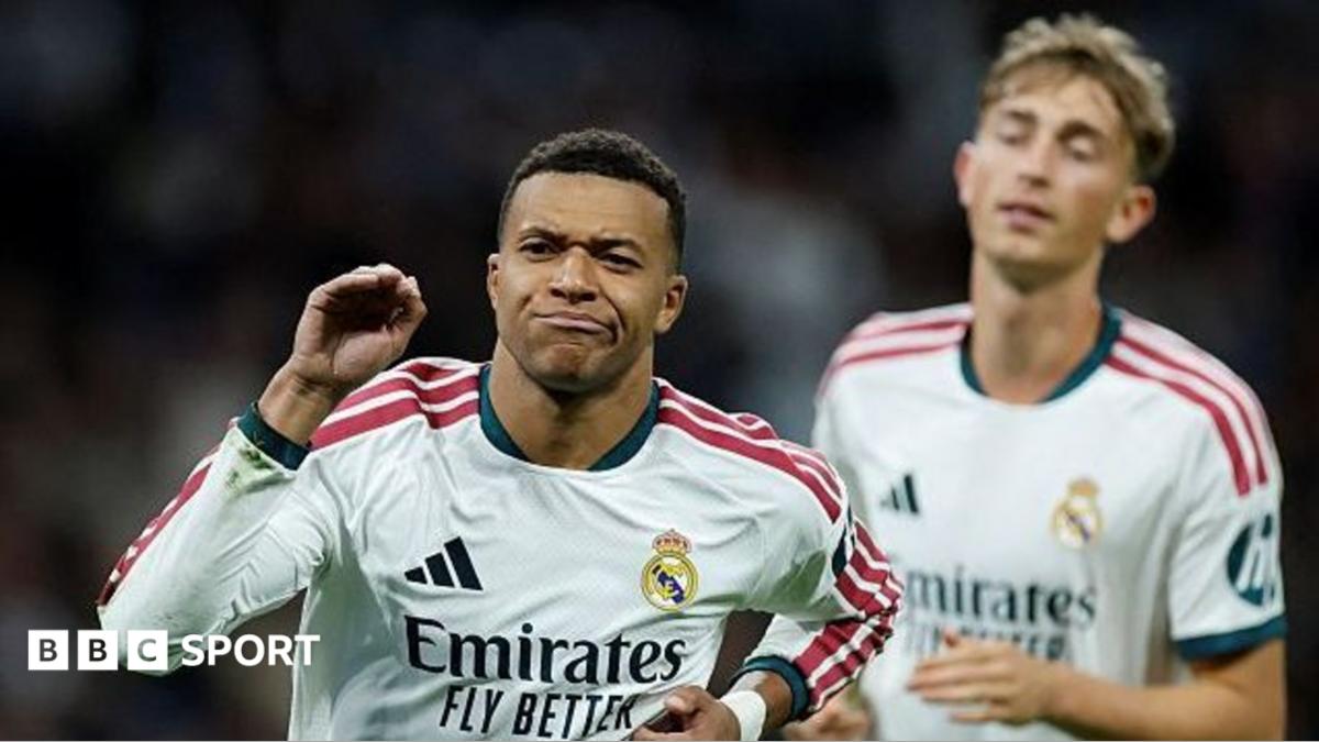 Real Madrid 4-1 Sevilla - Kylian Mbappe scores twice as Real win