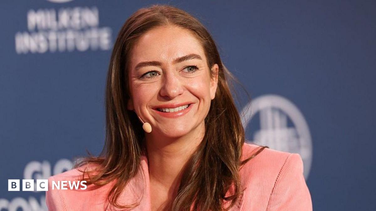 Whitney Wolfe Herd, founder and CEO of Bumble, speaks during the 29th annual Milken Institute Global Conference at the Beverly Hilton in Beverly Hills, California, on May 6, 2026.