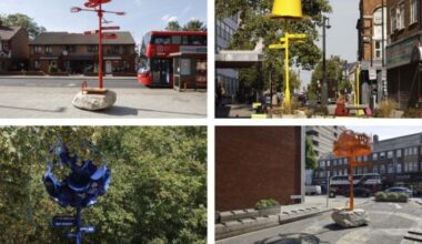 Andre Kong Studio creates Heath Robinson-inspired landmarks from lampposts