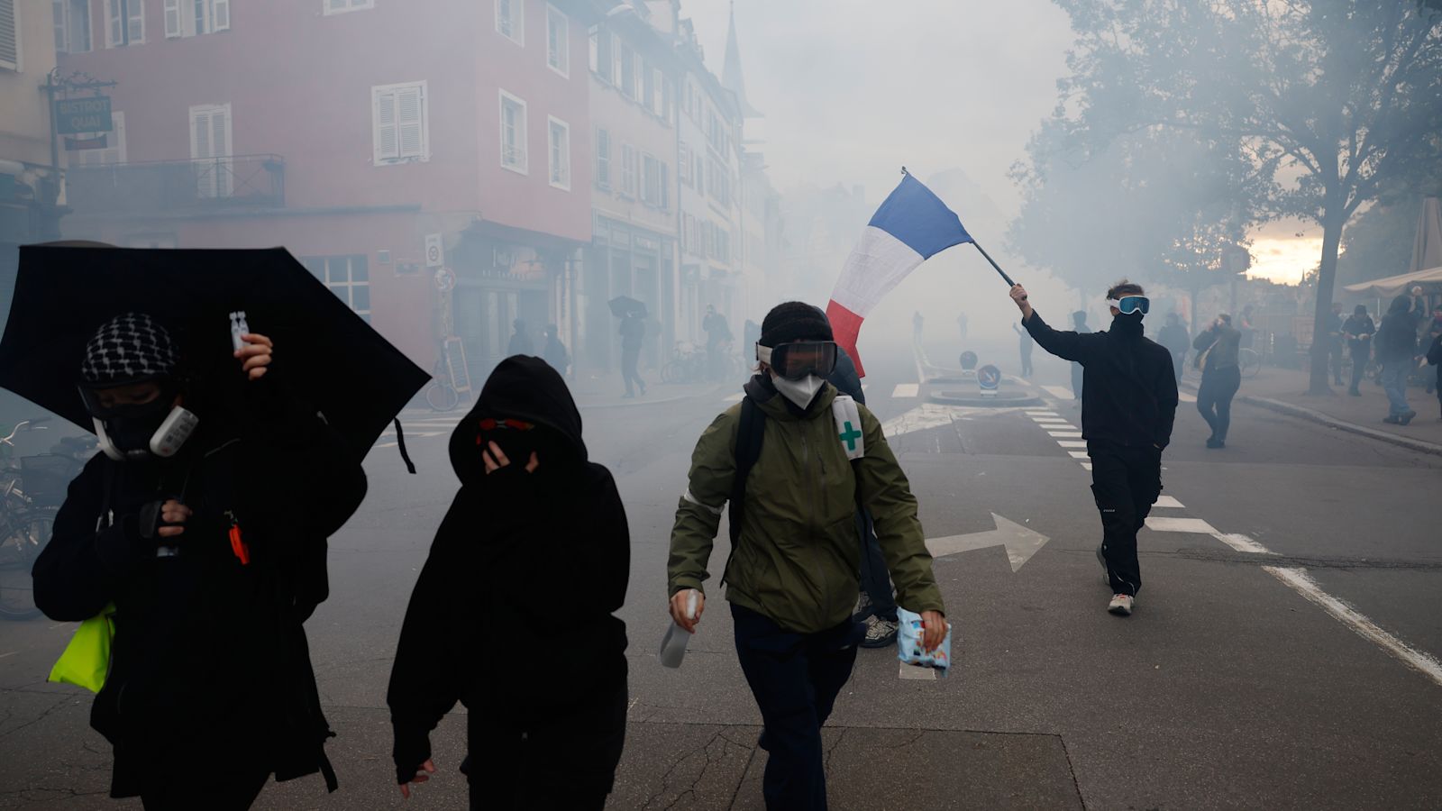 More than 400,000 turn out to protest across France