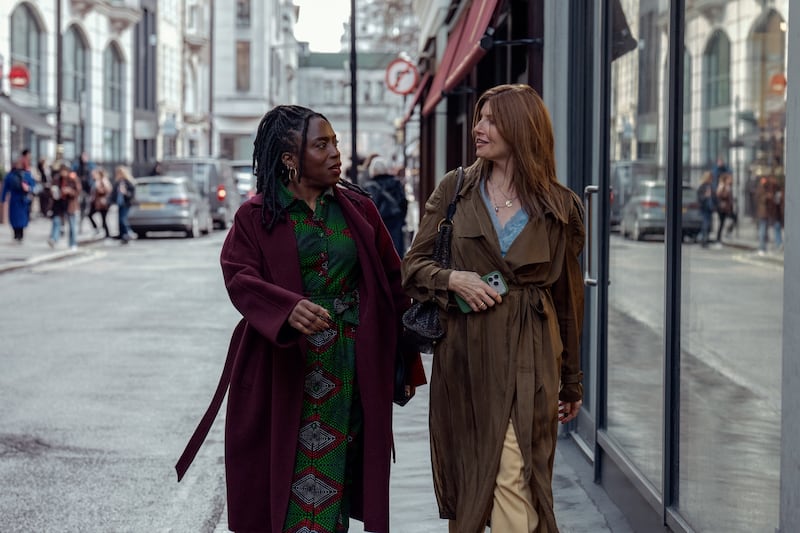 Sharlene Whyte and Sharon Horgan in Youth.  PICTURE COLIN HUTTON/HBO