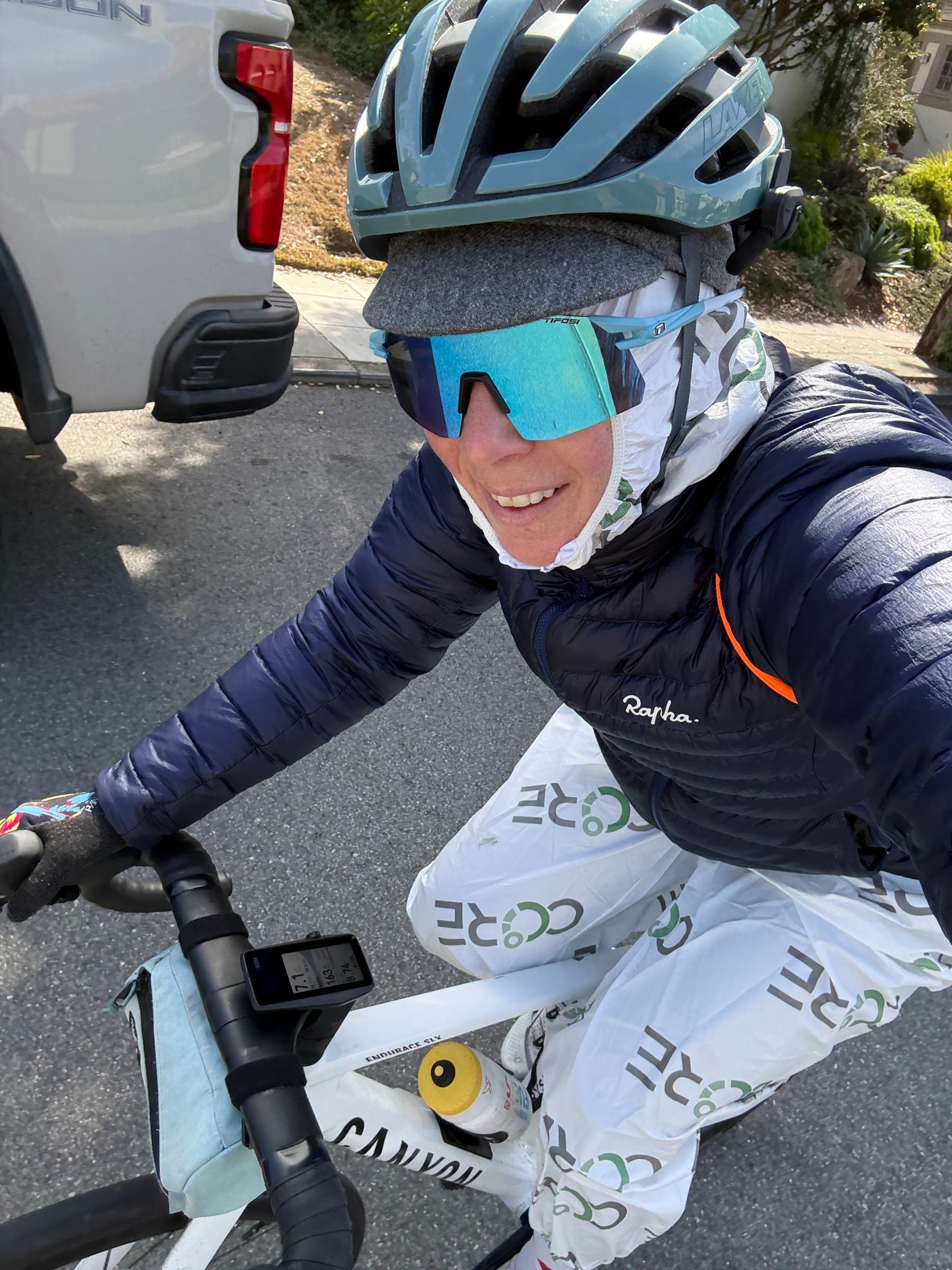 Lisa Charlebois heat training