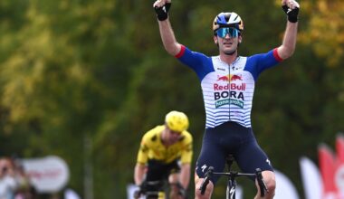 Eneco Tour: Mick van Dijke nets maiden pro win as Victor Campenaerts moves into race lead on breathless stage 3