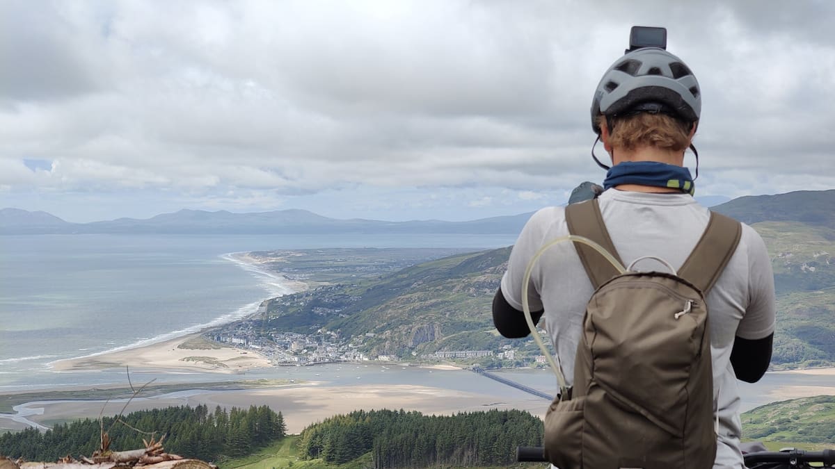 Mountain biking in Wales: Grandfather and grandson tackle Traws Eryri cycle route