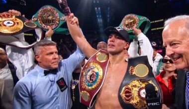 Image: David Benavidez Loses WBA Light Heavyweight Belt