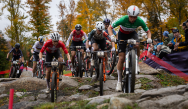 Riders take on XCC course on final round of Whoop UCI Mountain Bike World Series at Lake Placid Olympic Sites